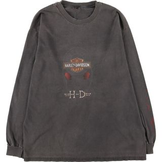 ハーレーダビッドソン(Harley Davidson)の古着 ハーレーダビッドソン Harley-Davidson ロングTシャツ ロンT メンズM /eaa438380(Tシャツ/カットソー(半袖/袖なし))