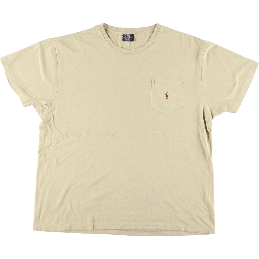 Ralph Lauren(ラルフローレン)の古着 ラルフローレン Ralph Lauren POLO by Ralph Lauren 半袖 ワンポイントロゴポケットTシャツ メンズL /eaa438375 メンズのトップス(Tシャツ/カットソー(半袖/袖なし))の商品写真