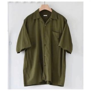 コモリ(COMOLI)の21ss comoli コモリ ベタシャンオープンカラーシャツ カーキ 4(シャツ)