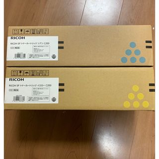 リコー(RICOH)のRICOH SPトナー　C200 シアン、イエロー　純正トナーカートリッジ(PC周辺機器)