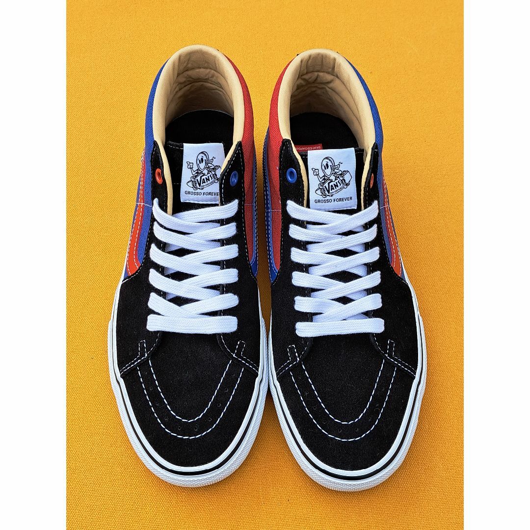 VANS(ヴァンズ)のバンズ VANS SKATE GROSSO MID 28,0 Red/Blue メンズの靴/シューズ(スニーカー)の商品写真