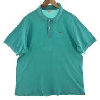 ラコステ(LACOSTE)の古着 90年代 ラコステ LACOSTE 半袖 ポロシャツ フランス製 6 メンズXL ヴィンテージ /eaa381284(ポロシャツ)