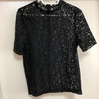 ジーユー(GU)のGU レーストップス　半袖　S(Tシャツ(半袖/袖なし))