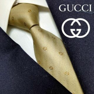 グッチ(Gucci)のグッチ ネクタイ インターロッキング Gロゴ ハイブランド 高級シルク 光沢感(ネクタイ)