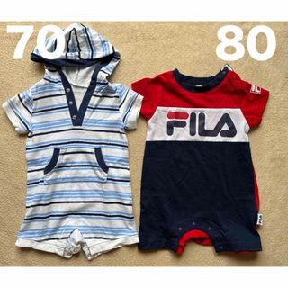 フィラ(FILA)のロンパース  ２枚セット(ロンパース)