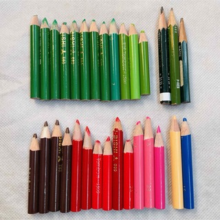 短い　色鉛筆　えんぴつ(鉛筆)