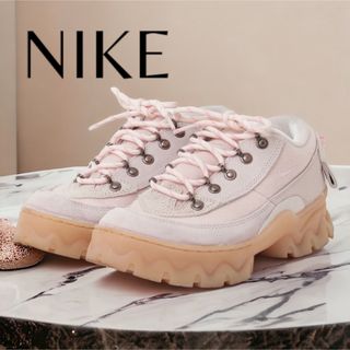 ナイキ(NIKE)の極美品✨NIKE 厚底 スニーカー 23cm ラハール レディース ピンク(スニーカー)