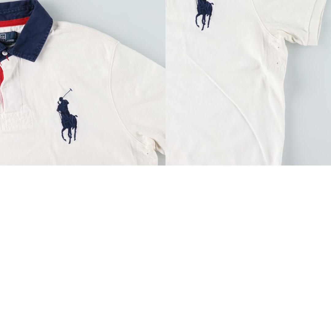 Ralph Lauren(ラルフローレン)の古着 ラルフローレン Ralph Lauren POLO by Ralph Lauren CUSTOM FIT ビッグポニー 半袖 ラガーシャツ メンズXL /eaa444248 メンズのトップス(ポロシャツ)の商品写真