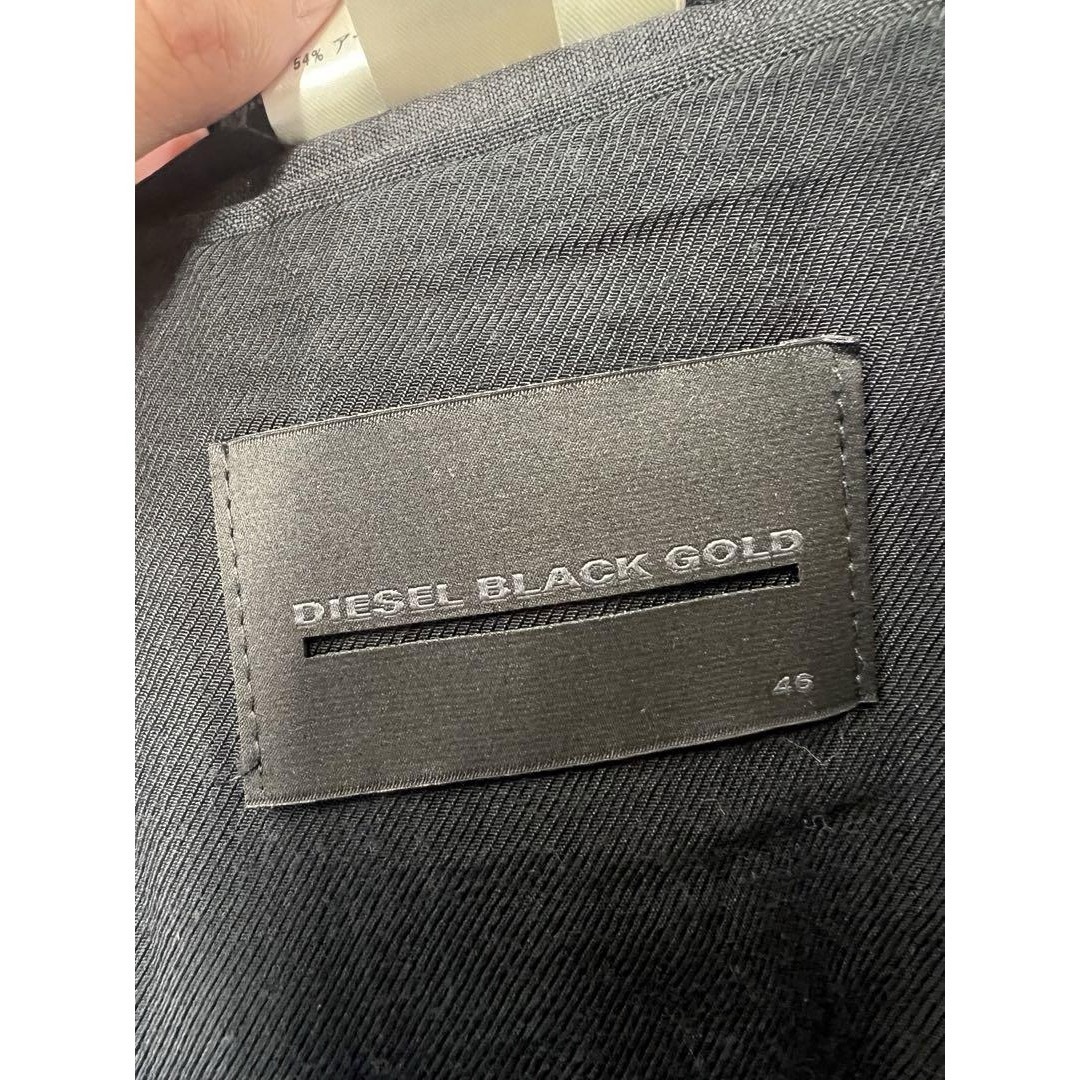 DIESEL BLACK GOLD(ディーゼルブラックゴールド)のDIESEL BLACK GOLD ディーゼル　テーラードジャケット　46 メンズのジャケット/アウター(テーラードジャケット)の商品写真