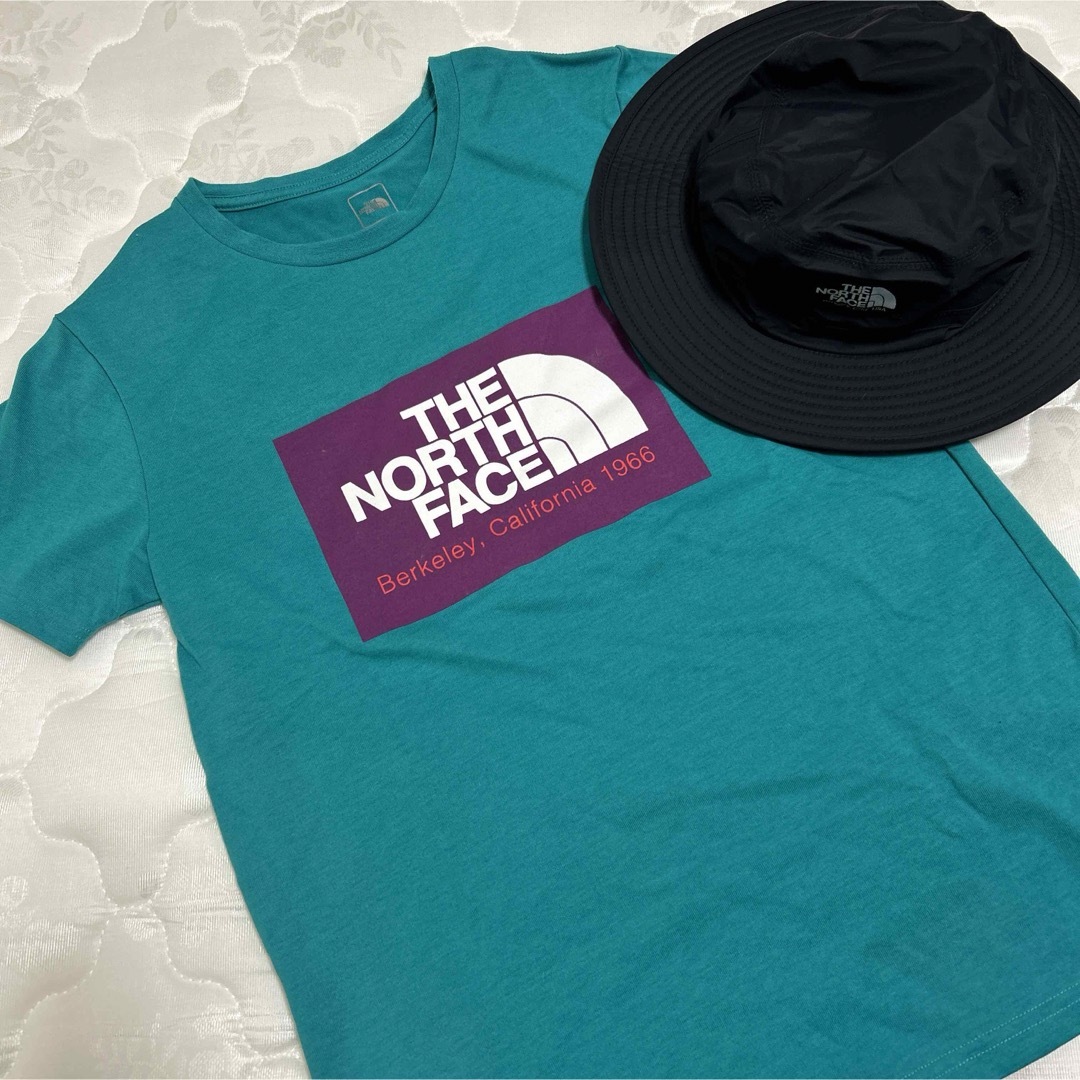 THE NORTH FACE(ザノースフェイス)の‼️早い者勝ち‼️THE NORTH FACE Tシャツ 帽子 セット レディースのトップス(Tシャツ(半袖/袖なし))の商品写真
