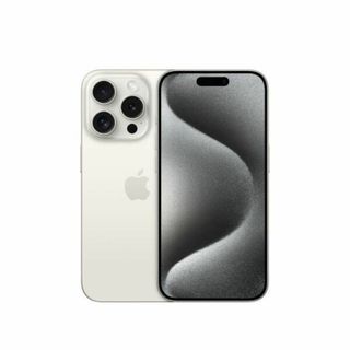 アップル(Apple)の【Apple交換新品】iPhone15 Pro 128GB ホワイトチタニウム(スマートフォン本体)