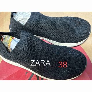 ZARA キラキラ　スリッポン(スニーカー)