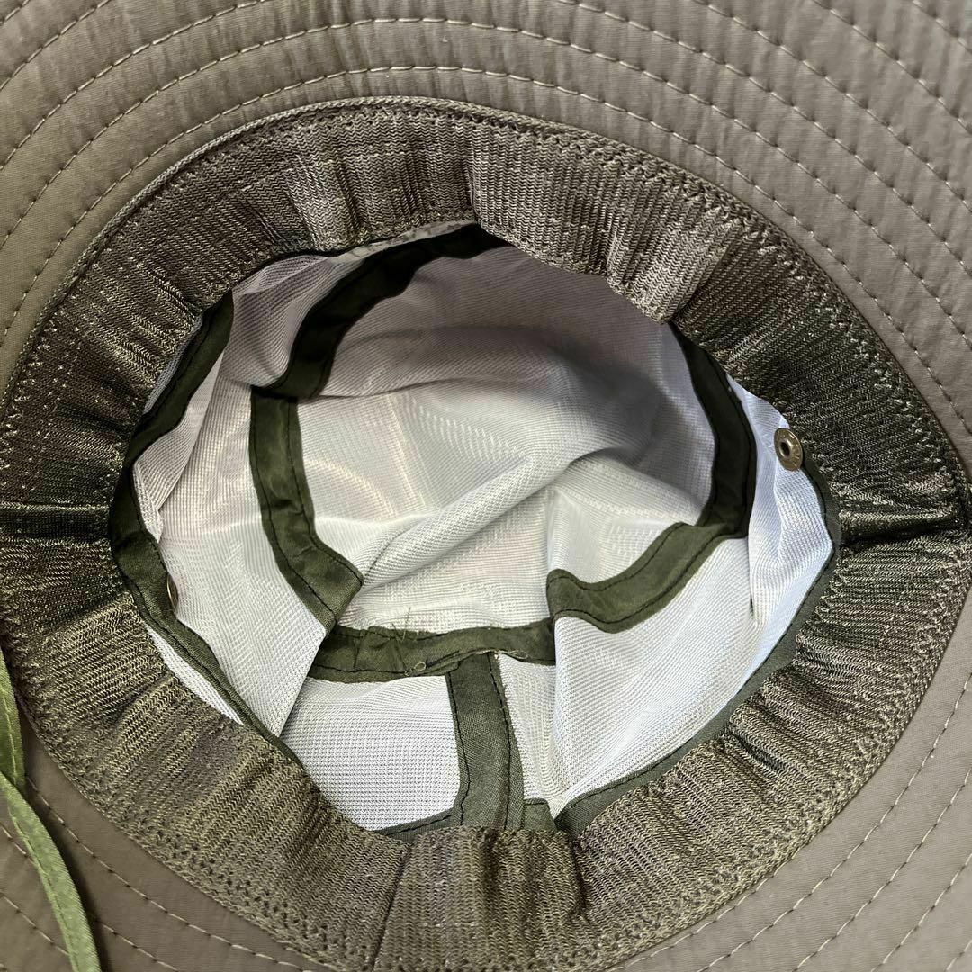 サファリハット メンズ 日焼け防止 吸湿速乾 登山 釣り キャンプ カーキ 軽量 メンズの帽子(ハット)の商品写真