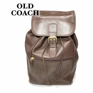 コーチ(COACH)の【美品】COACH オールドコーチ　レザー リュック バックパック　0529(リュック/バックパック)