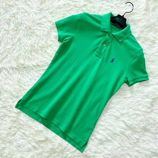ラルフローレン(Ralph Lauren)のラルフローレン　ポロシャツ　レディース　国内正規　グリーン　S(ポロシャツ)