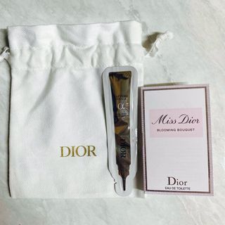 クリスチャンディオール(Christian Dior)のディオール ブルーミングブーケ・巾着袋 ・ヒアルショット(サンプル)(香水(女性用))