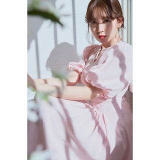 ハーリップトゥ(Her lip to)のherlipto Fountain Lace Up Bow Dress(ロングワンピース/マキシワンピース)