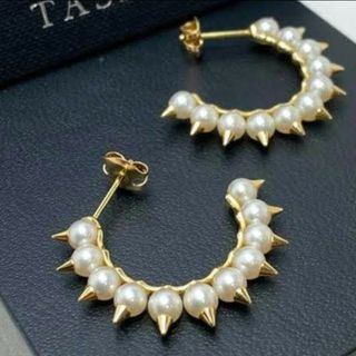 タサキ(TASAKI)の【ラスト一点】未使用　ピアス　ゴールド(ピアス)