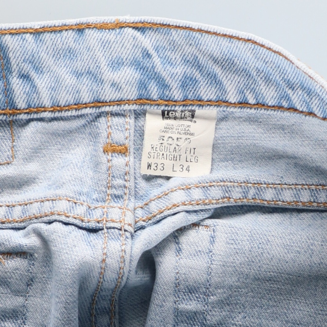 Levi's(リーバイス)の古着 90年代 リーバイス Levi's 505 REGULAR FIT STRAIGHT LEG テーパードデニムパンツ USA製 メンズw33 ヴィンテージ /eaa424637 メンズのパンツ(デニム/ジーンズ)の商品写真