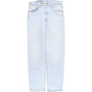 リーバイス(Levi's)の古着 90年代 リーバイス Levi's 505 REGULAR FIT STRAIGHT LEG テーパードデニムパンツ USA製 メンズw33 ヴィンテージ /eaa424637(デニム/ジーンズ)