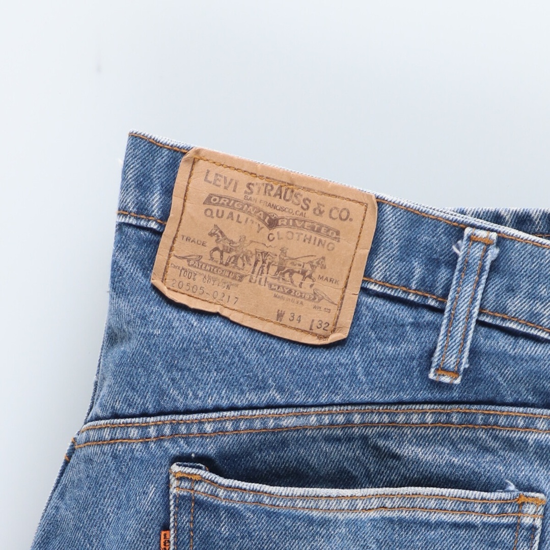 Levi's(リーバイス)の古着 80年代 リーバイス Levi's 20505-0217 テーパードデニムパンツ USA製 メンズw34 ヴィンテージ /eaa424638 メンズのパンツ(デニム/ジーンズ)の商品写真