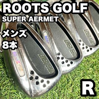 ROOTSGOLF SUPERAERMET アイアンセット 右 メンズ R 8本(クラブ)