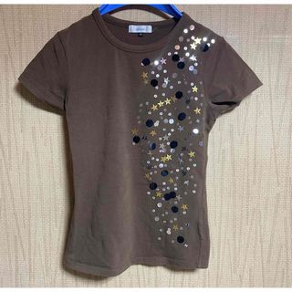 MERCURY DUO マーキュリーデュオ 星スパンコールTシャツ