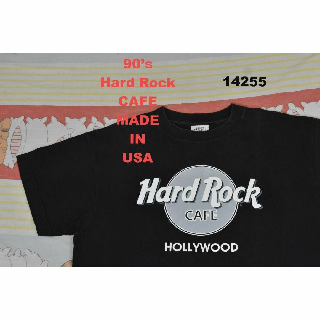 Hard Rock CAFE(ハードロックカフェ)のハードロックカフェ 90’ｓTシャツ 14255 USA製 ビンテージ棉100％ メンズのトップス(Tシャツ/カットソー(半袖/袖なし))の商品写真