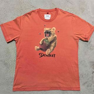 ダブレット(doublet)の23aw doublet Bear tee tシャツ　ベアー　熊　ダブレット　m(Tシャツ/カットソー(半袖/袖なし))