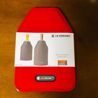 ルクルーゼ(LE CREUSET)の新品 ワインスリーブ レッド ル・クルーゼ(テーブル用品)