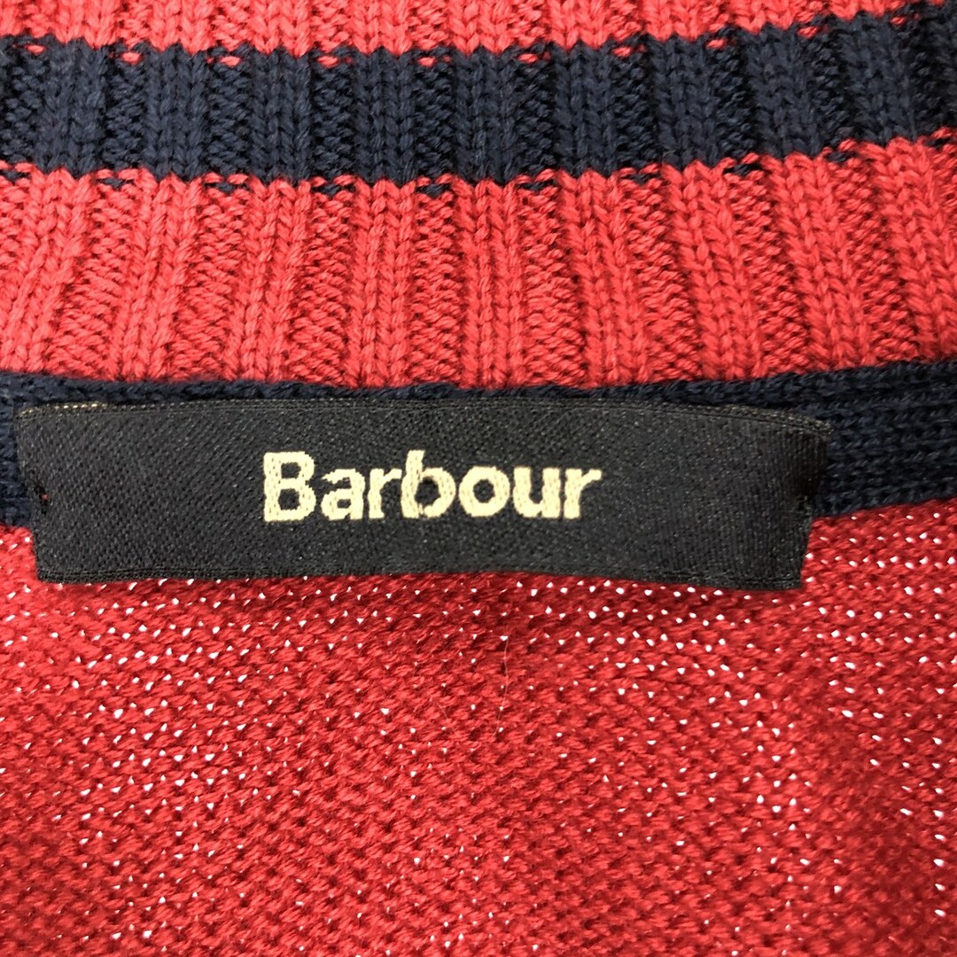 Barbour(バーブァー)の古着 バブアー Barbour コットンニットハーフジップセーター メンズL /eaa426502 メンズのトップス(ニット/セーター)の商品写真