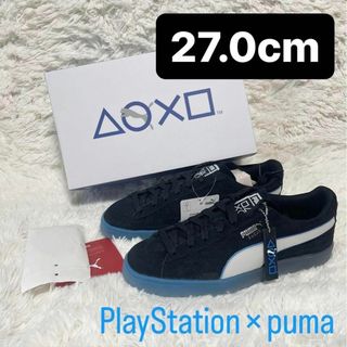 プーマ(PUMA)のプレイステーション × プーマ スウェード プーマブラック 27cm(スニーカー)