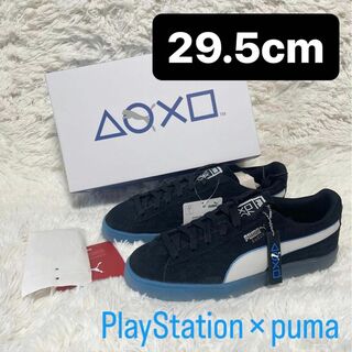 プーマ(PUMA)のプレイステーション × プーマ スウェード プーマブラック 29.5cm(スニーカー)