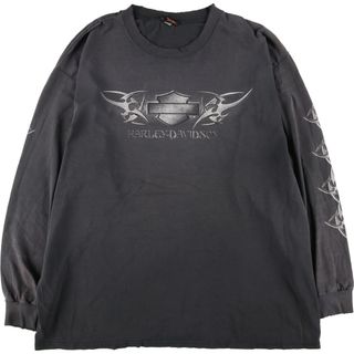 古着 ハーレーダビッドソン Harley-Davidson ロングTシャツ ロンT メンズXXL /eaa438379