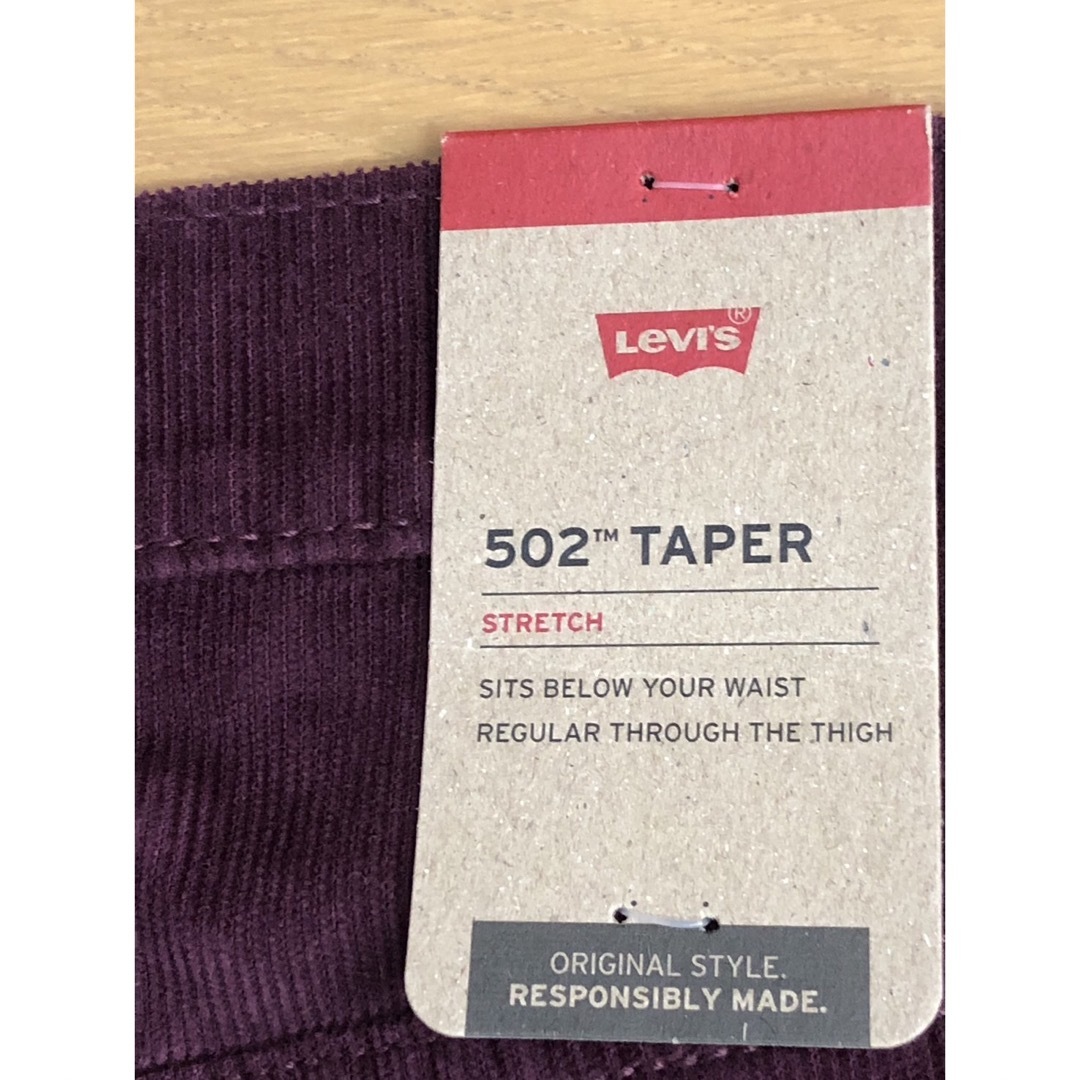 Levi's(リーバイス)のLevi's 502 TAPER WINETASTING CORDUROY メンズのパンツ(デニム/ジーンズ)の商品写真