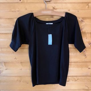 ムルーア(MURUA)の●新品　ムルーア　半袖　カットソー 　ブラック 　Mサイズ 　3990円 (Tシャツ(半袖/袖なし))