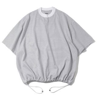 イズネス(is-ness)のBALLOON BORDER SHORT SLEEVE T-SHIRT Lサイズ(Tシャツ/カットソー(半袖/袖なし))