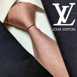 ルイヴィトン(LOUIS VUITTON)のルイヴィトン ネクタイ モノグラム ロゴグラム ハイブランド 高級シルク 肉厚(ネクタイ)