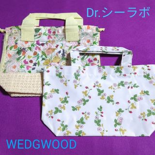 ウェッジウッド(WEDGWOOD)のWEDGWOOD　ウエッジウッド　トートバッグ　Dr.シーラボ　花柄スパバッグ(トートバッグ)