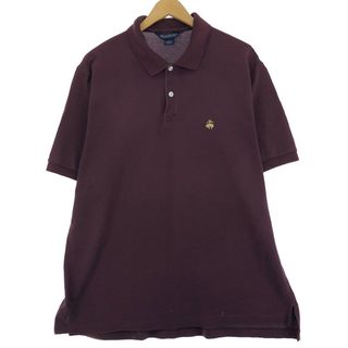 ブルックスブラザース(Brooks Brothers)の古着 ブルックスブラザーズ Brooks Brothers 1818 半袖 ポロシャツ メンズL /eaa438684(ポロシャツ)