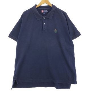 ラルフローレン(Ralph Lauren)の古着 90年代 ラルフローレン Ralph Lauren CHAPS チャップス 半袖 ポロシャツ メンズXL ヴィンテージ /eaa438685(ポロシャツ)