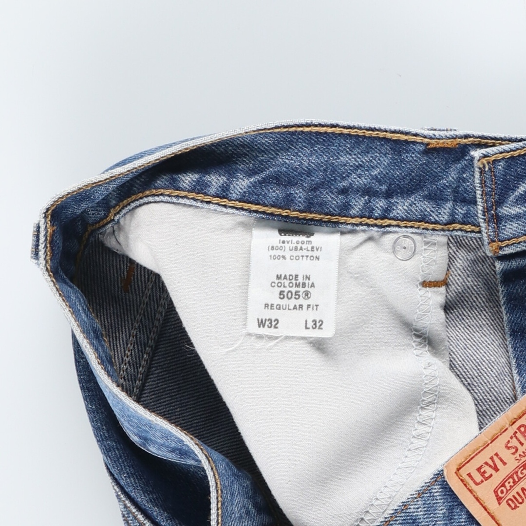 Levi's(リーバイス)の古着 リーバイス Levi's 505 REGULAR FIT テーパードデニムパンツ メンズw33 /eaa444401 メンズのパンツ(デニム/ジーンズ)の商品写真