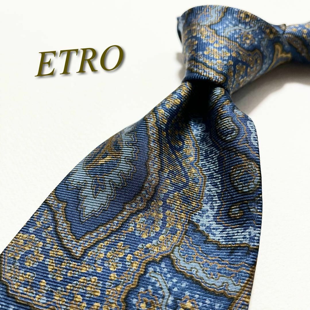 ETRO(エトロ)の激レア★【極美品】エトロ ネクタイ ペイズリー柄 シルク イタリア製 メンズのファッション小物(ネクタイ)の商品写真