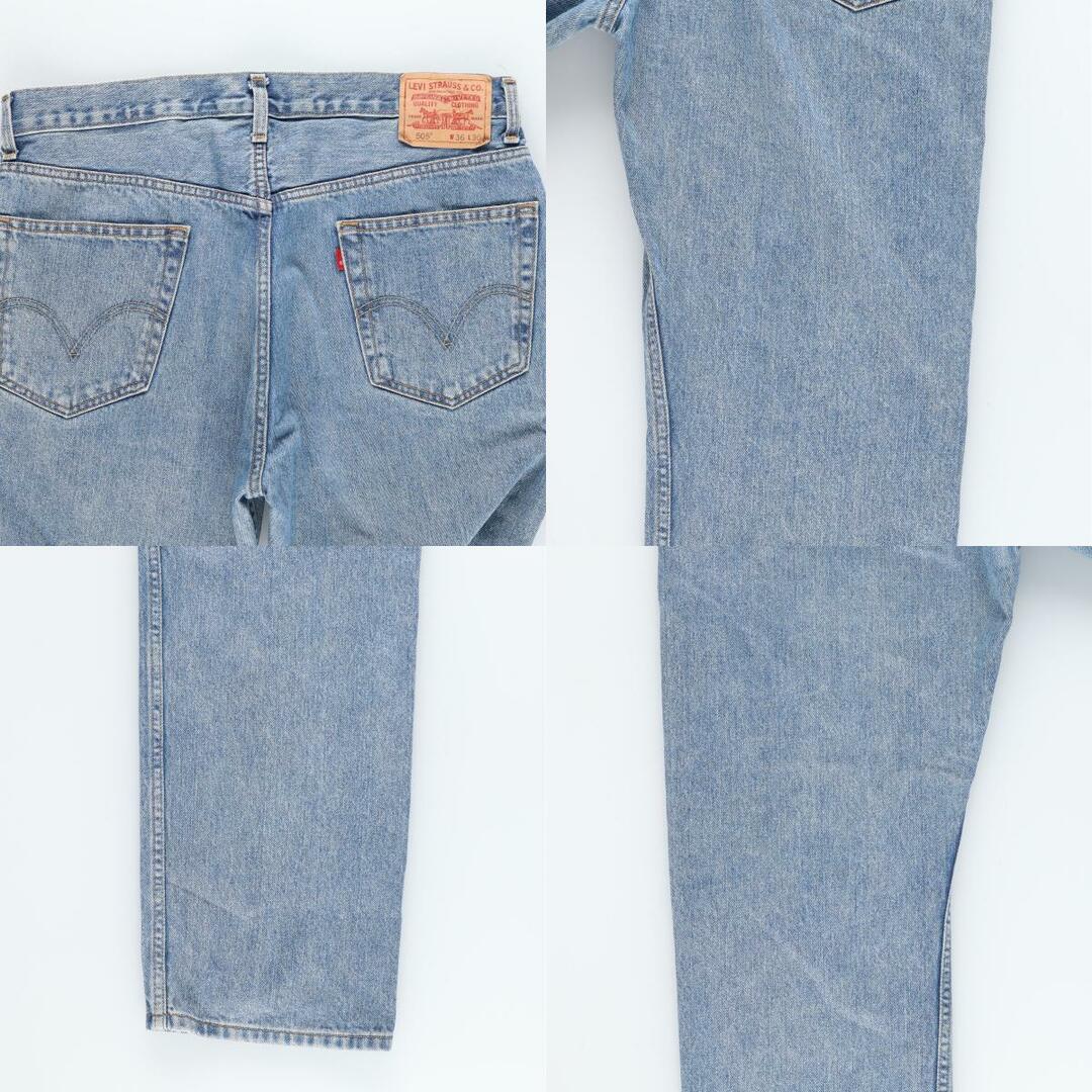 Levi's(リーバイス)の古着 リーバイス Levi's 505 REGULAR FIT テーパードデニムパンツ メンズw36 /eaa444402 メンズのパンツ(デニム/ジーンズ)の商品写真