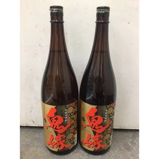 【母の日ギフト】★★ 鬼嫁　麦焼酎 ★★ １.８Ｌ ２本セット(焼酎)