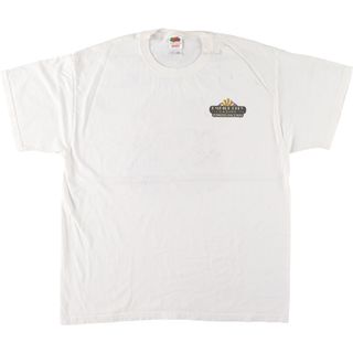 フルーツオブザルーム(FRUIT OF THE LOOM)の古着 フルーツオブザルーム FRUIT OF THE LOOM HEAVY cotton プリントTシャツ USA製 メンズXL /eaa438329(Tシャツ/カットソー(半袖/袖なし))