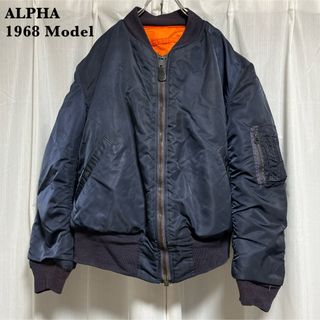 アルファインダストリーズ(ALPHA INDUSTRIES)の【名作】ALPHA アルファ MA-1ジャケット 1968年復刻モデル L(ブルゾン)