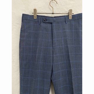 ブルックスブラザース(Brooks Brothers)の【新品】春夏物 英国生地 メンズ スラックス AB5 86cm グレー チェック(スラックス)