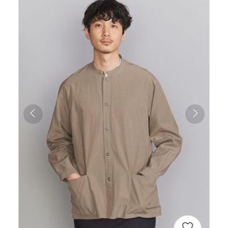 BEAUTY&YOUTH UNITED ARROWS - 【美品】 ビューティーアンドユース　スタンドカラーシャツ