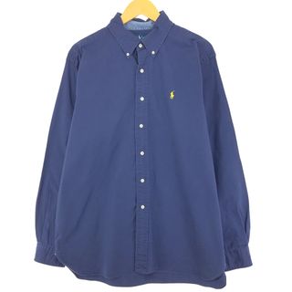 Ralph Lauren - 古着 ラルフローレン Ralph Lauren 長袖 ボタンダウンシャツ メンズXL /eaa444316